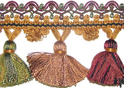 Stout Trim Apollo Tassel Fringe Aubergine